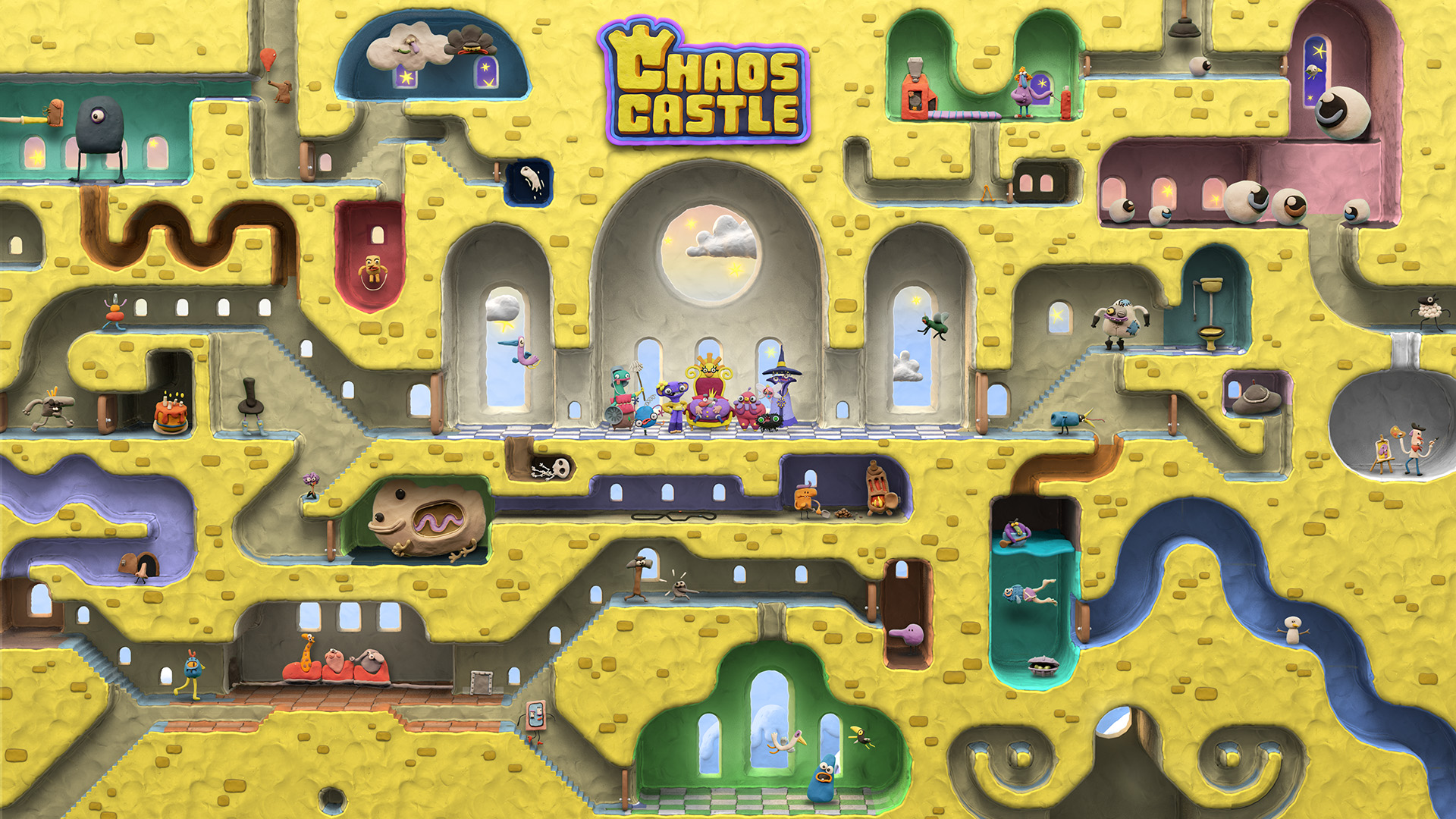 Chaos Castle Combines CG Animation with Plasticine